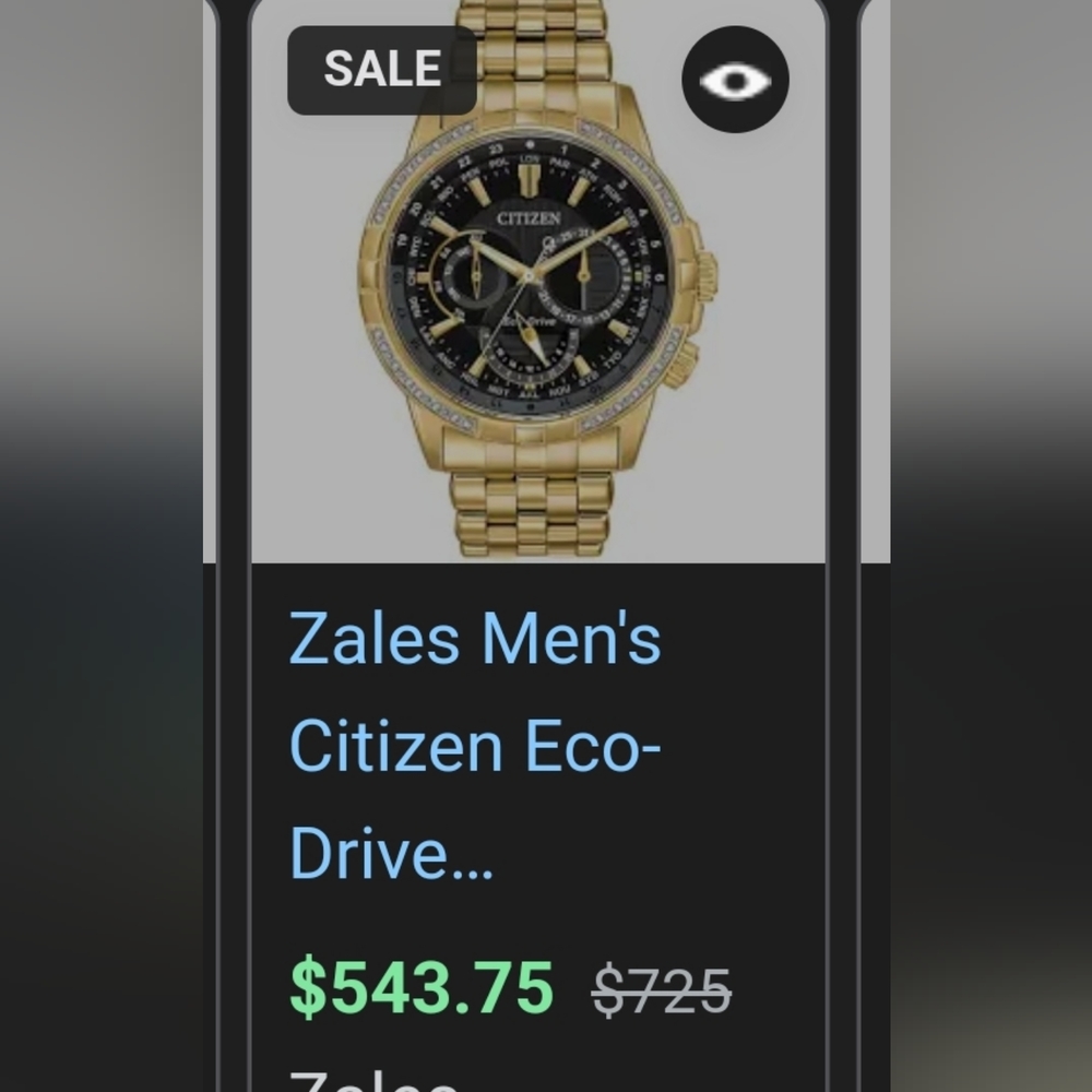 Citizen gold watch